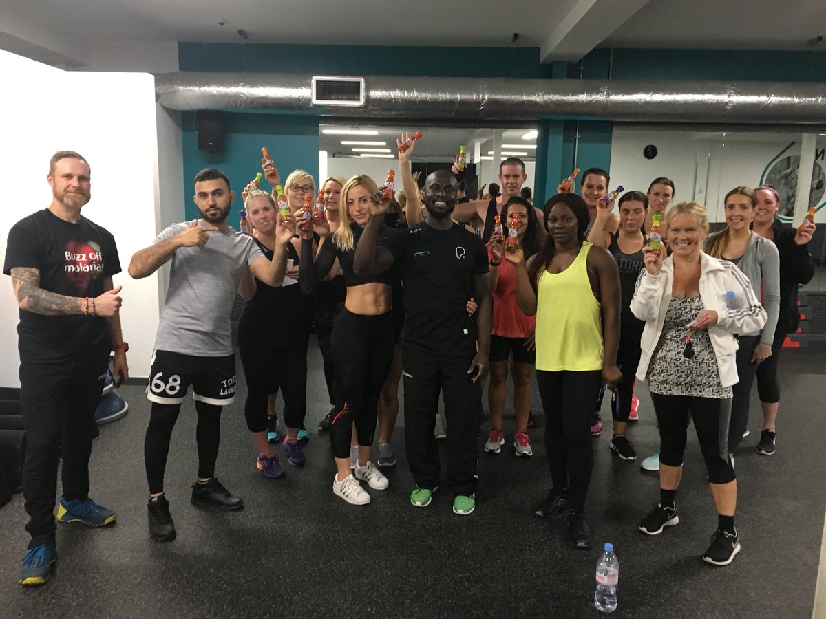 NiamhHuntx's tweet photo. Thanks to the guys in @PureGym_WsThurr for helping us Fight Malaria #buzzoffmalaria https://t.co/tG0a99vSaN