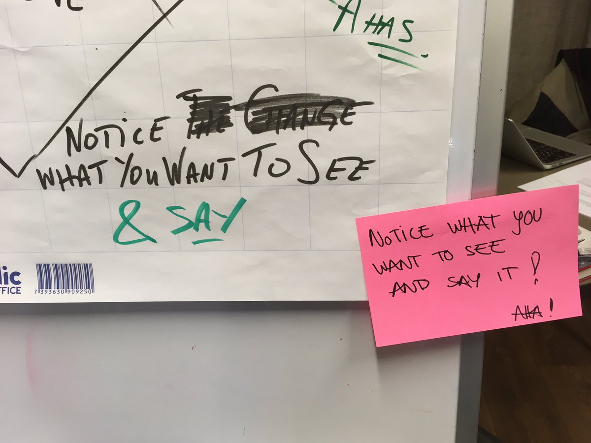 TotherAlistair's tweet image. My Aha from class was from someone else&apos;s Aha!
#AdvancedAgile #HeartOfAgile