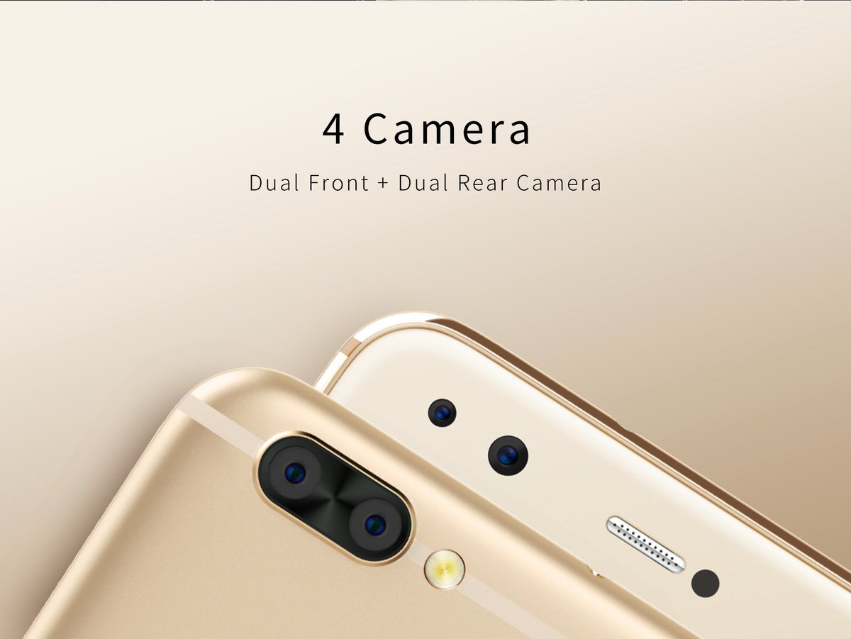 komalmaster's tweet image. India's 1st #smartphone with 4 #cameras - #InfocusSnap4 😍😍
 #Captureitall 
Sales begin 26th September'17, 12 PM.