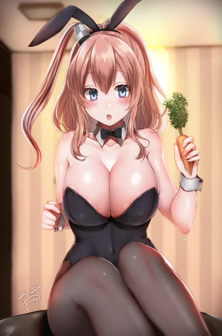 バニーサラトガに膝枕してもらいたい🥕 