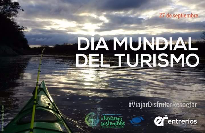 EntreRiosTurism's tweet photo. Feliz #diamundialdelturismo 
Felicitamos y agradecemos a trabajadores, profesionales, emprendedores y empresarios de esta gran actividad. https://t.co/c0cpjAe2ey