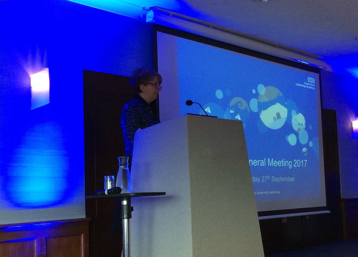 NHS_SWLA's tweet photo. A warm welcome to all as our #SWAGM17 is officially opened by @AnnJamesNHS #leadership #healthcare https://t.co/TU8PuZzioh