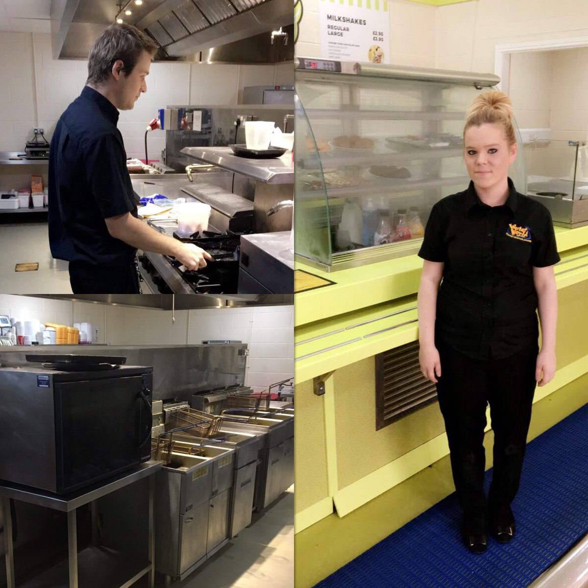 WaterWorldStoke's tweet photo. At Waterworld our assistant manager Mike and supervisor Carla operate our catering department to a high standard. #poolsidecafe #watersedge https://t.co/09is4fxdGj