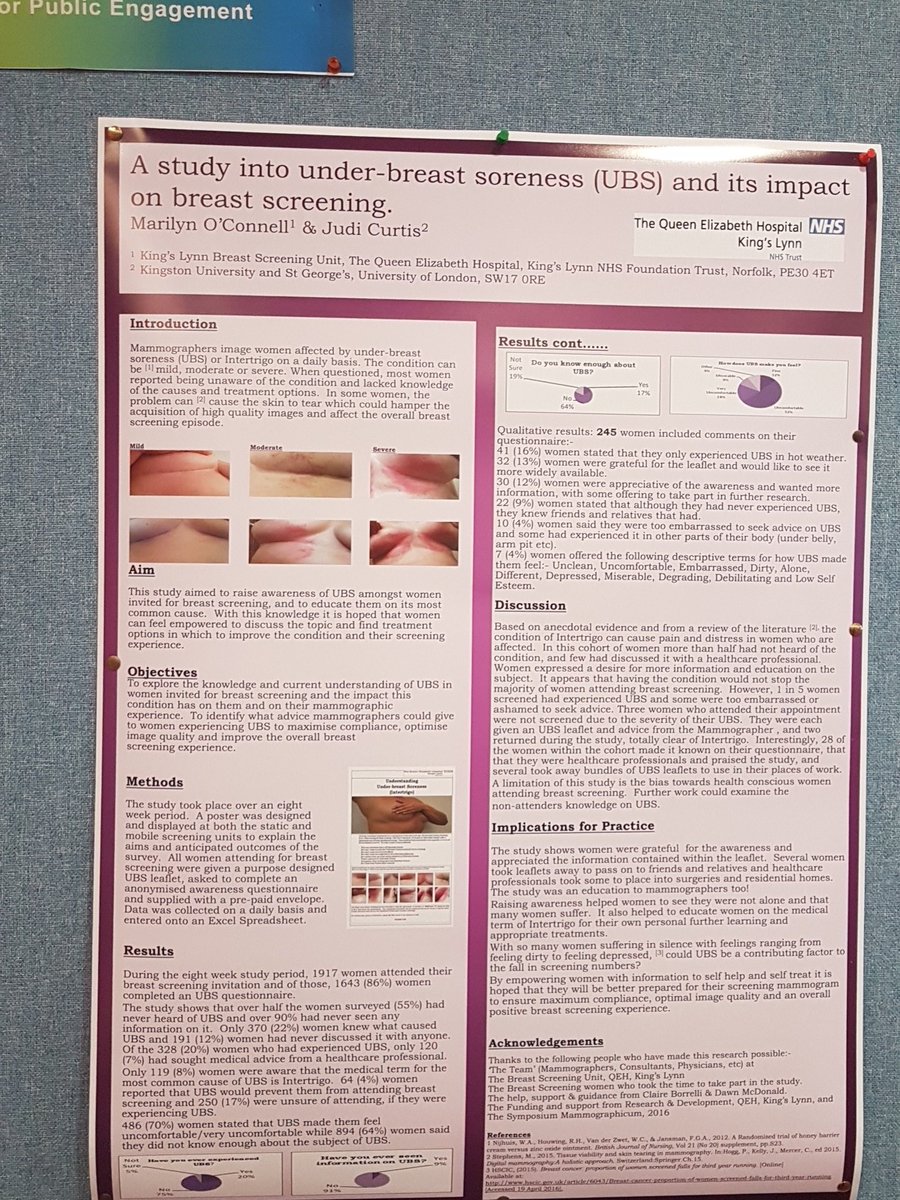 CPE_FHSCE's tweet photo. Breast screening poster #cpe2017 #cpechampion https://t.co/q876wYlrE0