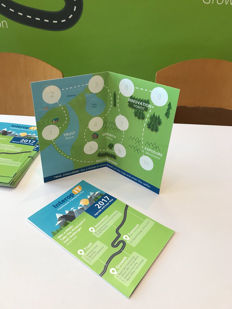 UMassChanIT's tweet photo. Make sure you take the #interopit17 trail challenge and WIN some great prizes! https://t.co/d5xyVRaKGy