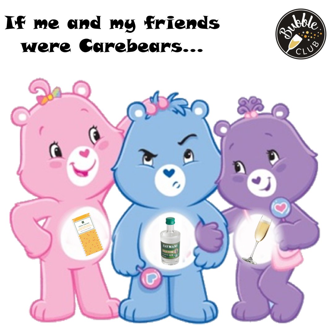 Tag a fellow #Carebear! 

➡️bubbleclub.co.uk