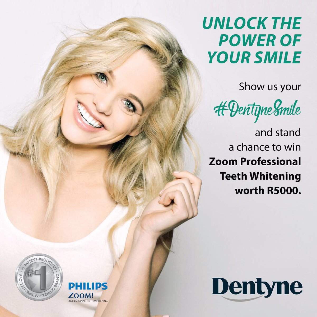 HayleyOwenSA's tweet photo. Reply with a pic of your Power Smile Selfie using the hashtag #DentyneSmile &amp; u could be a winner.Comp ends 6 Oct @DentyneSA @BritesmileRSA https://t.co/zmAD0kmqro