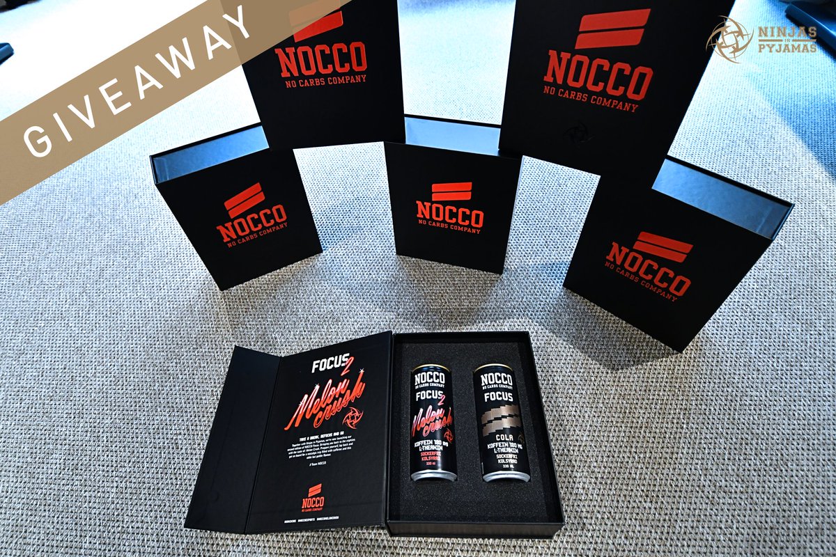 NIP's tweet image. Together with @NoccoBCAA we're celebrating the launch of the NOCCO Focus 2 by giving away TEN of these premium Collector's Edition boxes! 

Signing up is easy, just follow the steps in the link.
nip.gl/giveaway/

#GONINJAS #NOCCOesports