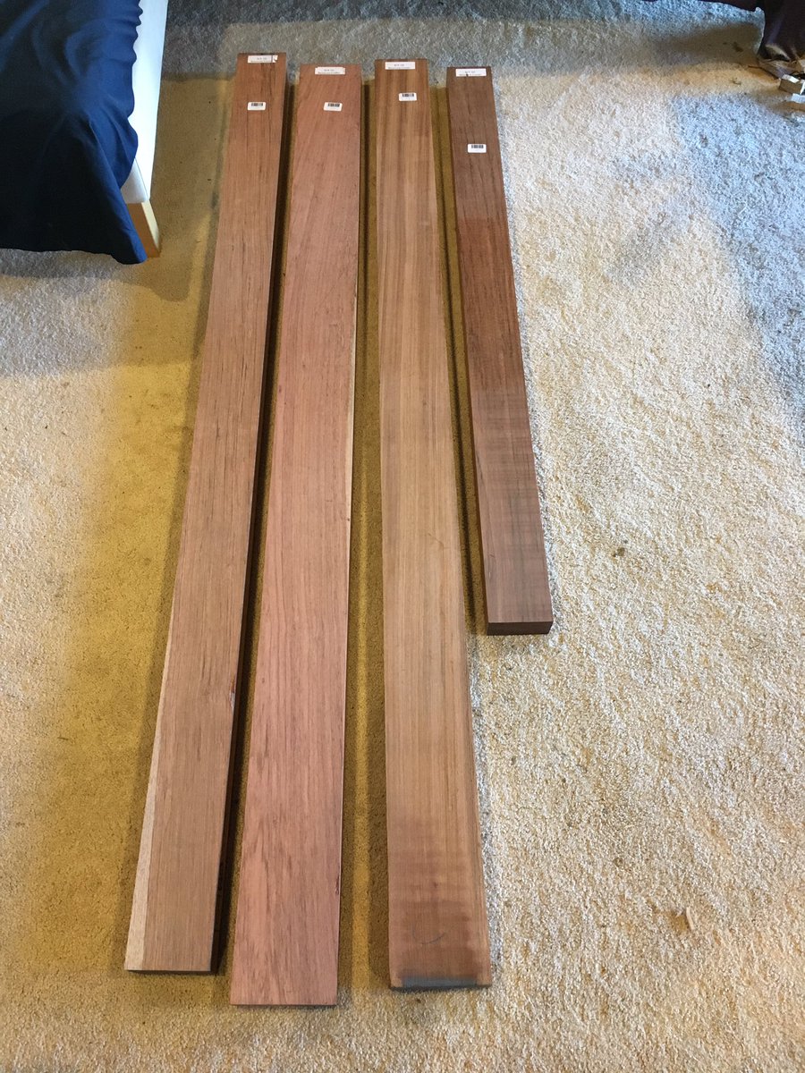 thomaseibner's tweet image. Picked up an incredible deal on 8/4 Brazilian cherry for the table over lunch from @DiscountLumber