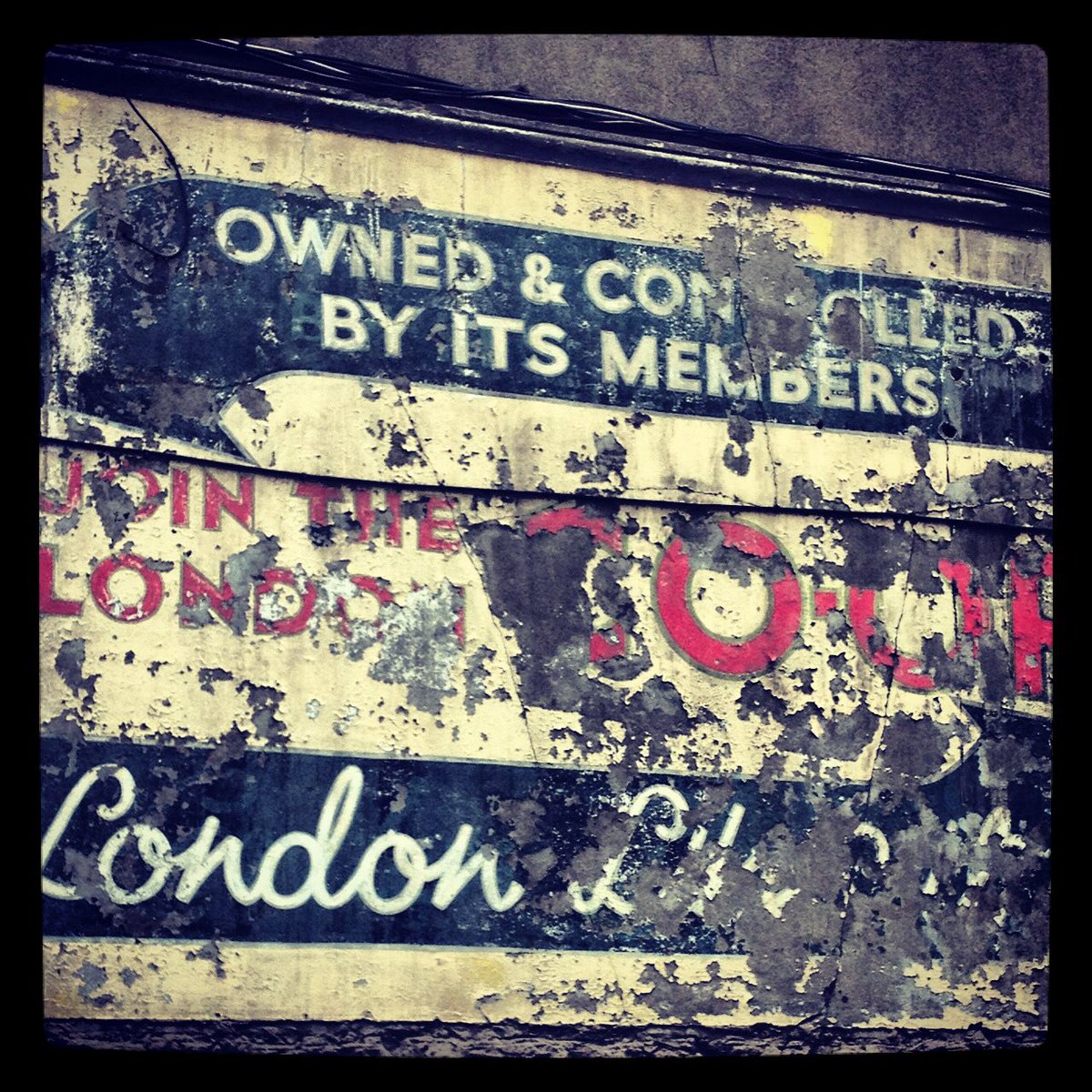beardy_vegan's tweet photo. Pretty gutted to see the co-op ghost sign on St James Street has been all but lost. Here's a before and after. https://t.co/RTy2K4XzJU