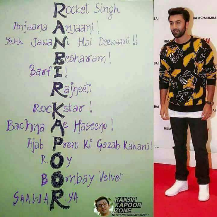 Ranbir Kapoor
Happy Birthday Ranbir 