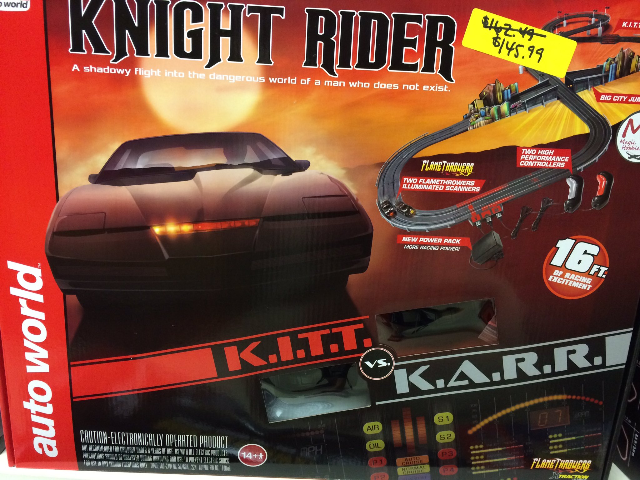 knight rider slot car set