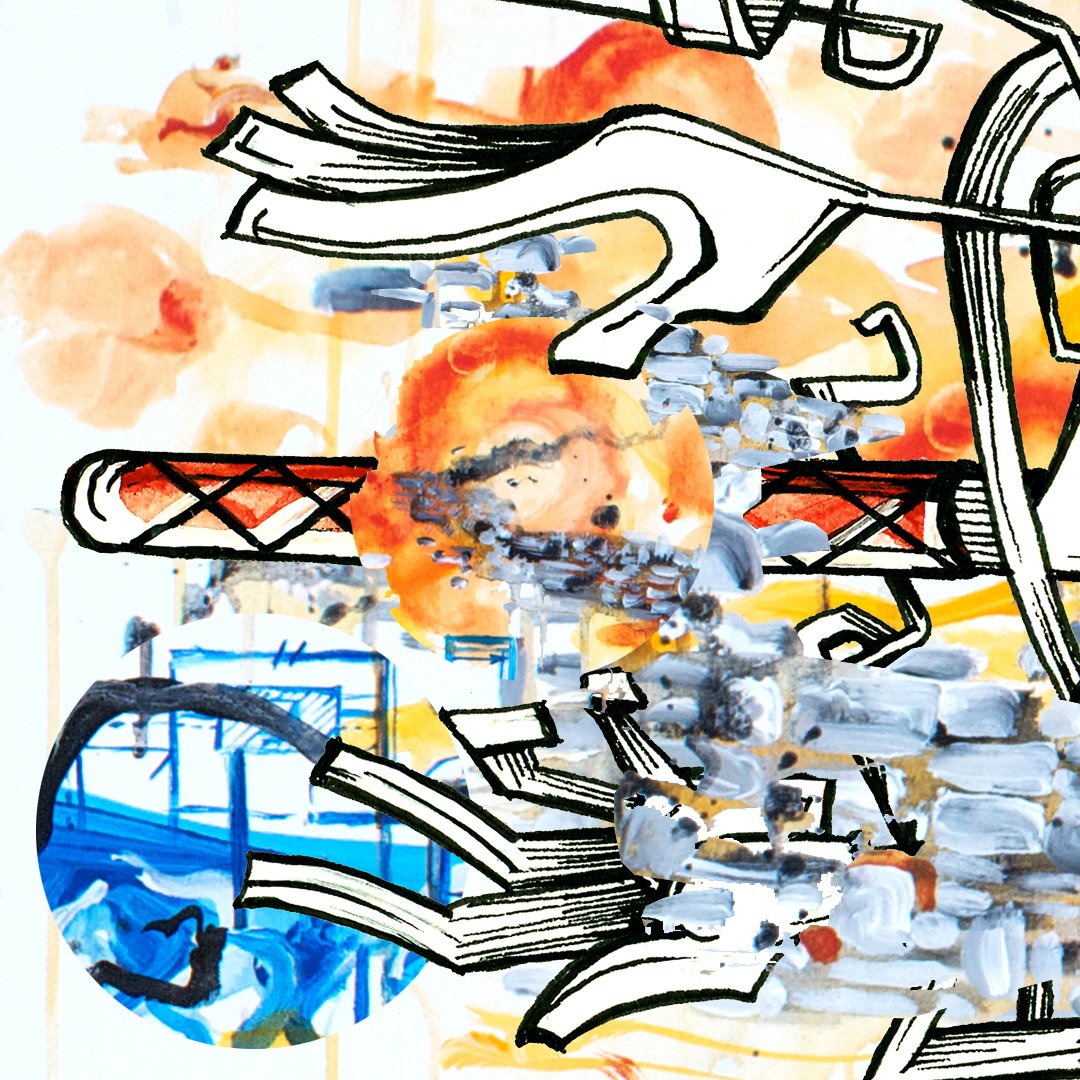 Through | #painting #drawing #graphicdesign #design #illustration #commission #fineart #artist #artiste #art #arte #creation #jimchelius.com