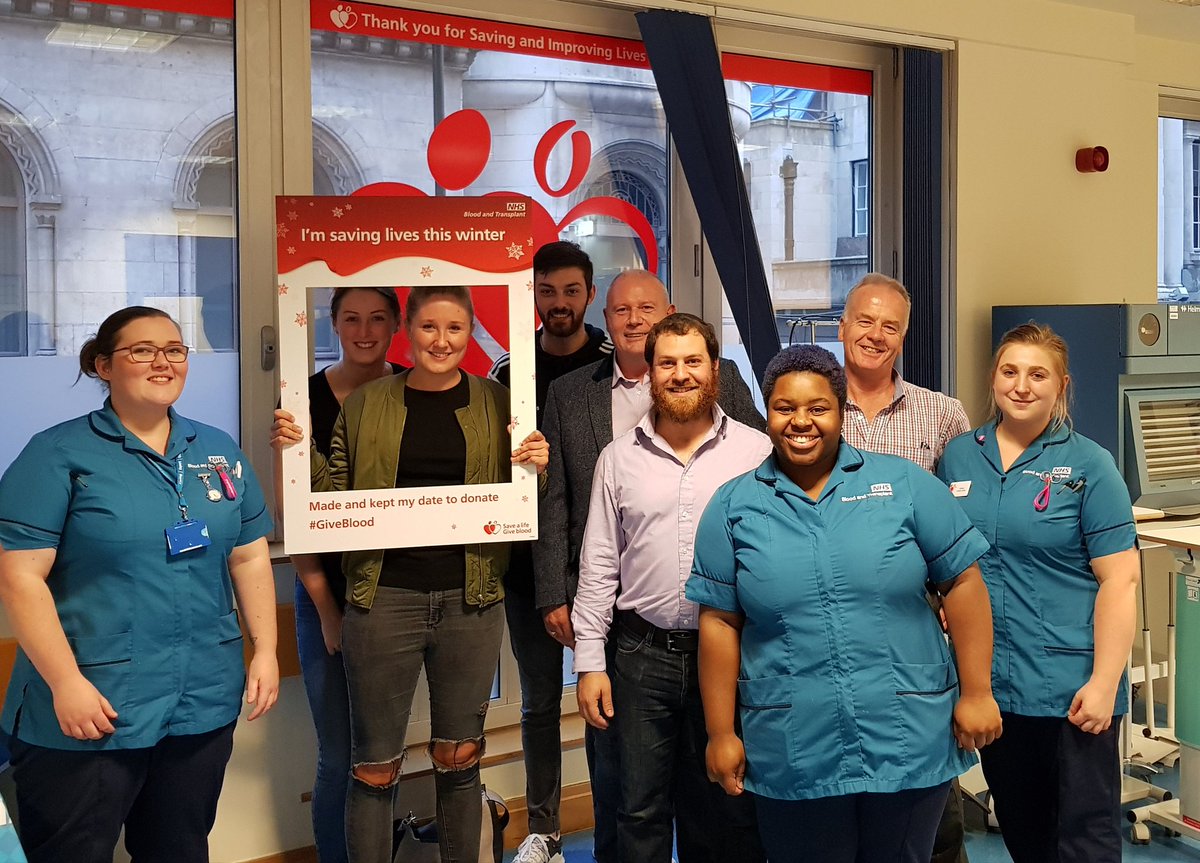TruckerMozzi's tweet photo. #TeamBury @GMPSpecials continue doing their part helping save lives....This time for #NationalFitnessDay by  donating blood @GiveBloodNHS https://t.co/fYBnOdDlMB