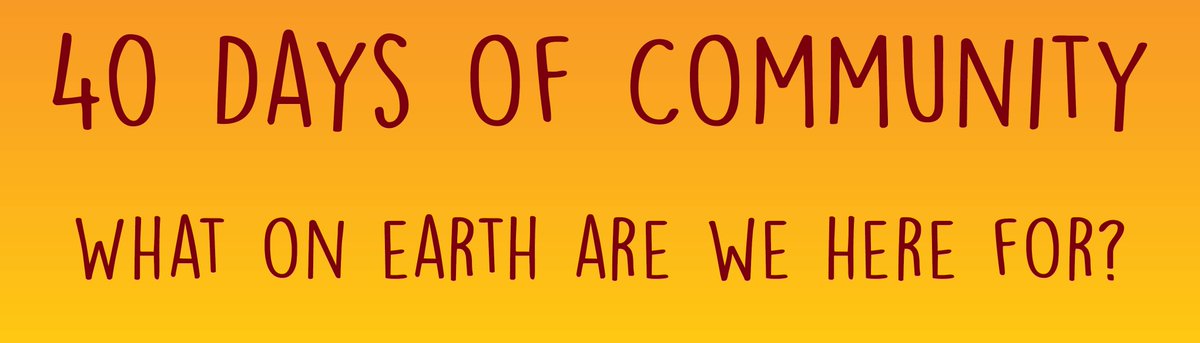 HTClaygate's tweet image. So excited for #40DaysOfCommunity starting this Sunday! There's still time to get your #devotional book &amp;amp; sign up for mid-week meetings