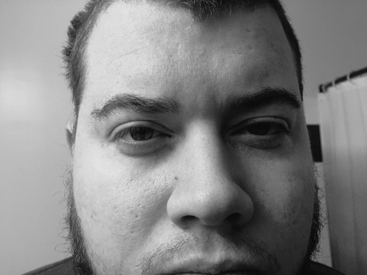 Alt_Tabitha's tweet photo. He woke up like this. #squigglebrows #natural #flawless https://t.co/BhPCxikPPu