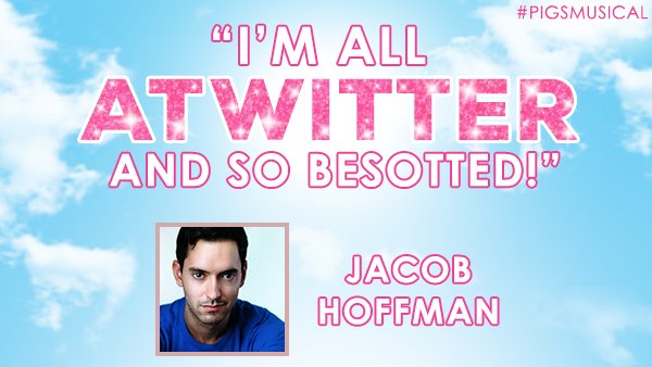 PigsMusical's tweet image. 🎶I’M ALL ATWITTER AND SO BESOTTED!🎶 #PigsMusical
