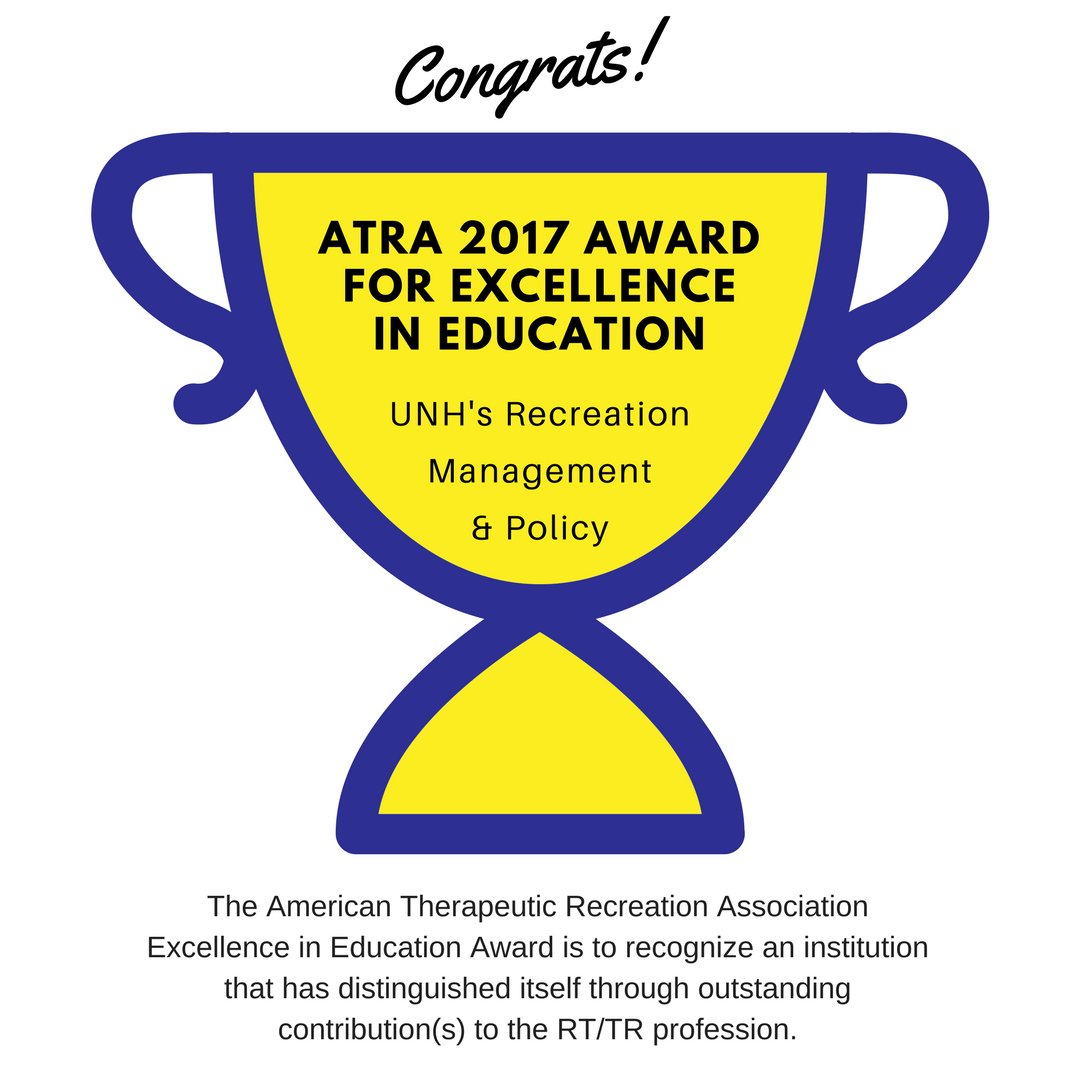 We're honored to receive the 2017 ATRA Excellence in Education Award.