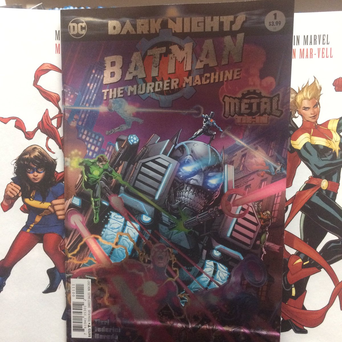 redd_skull's tweet photo. What a lovely day!
#DarkNightsMetal #BatmanTheMurderMachine #NCBD @DCComics https://t.co/oCrRQYYVsV