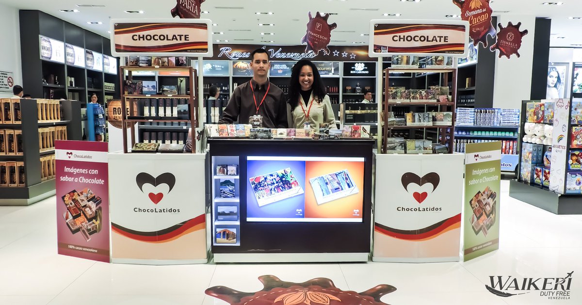 DutyFreeWaikeri's tweet photo. ¡Caras felices! Así es el ambiente en nuestra tienda #DutyFreeWaikerí en la degustación especial en la "Semana del Cacao" con las muestras de los deliciosos productos que tiene @p_chocolatidos  #FelizMiércoles #27Sep https://t.co/ctc5fAuRpx