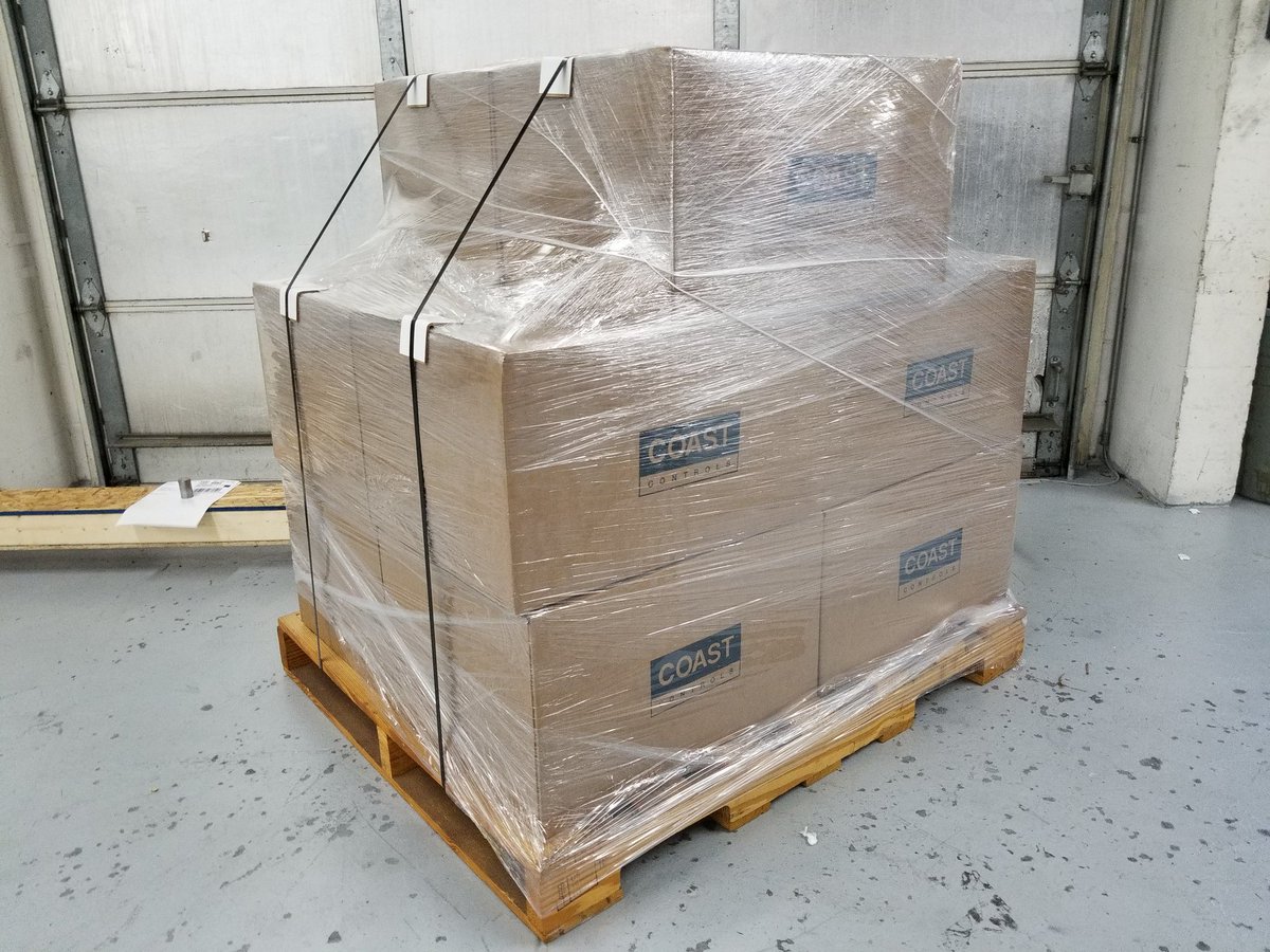 CoastControls's tweet image. A small order of web guiding systems shipping to our friends in Japan!