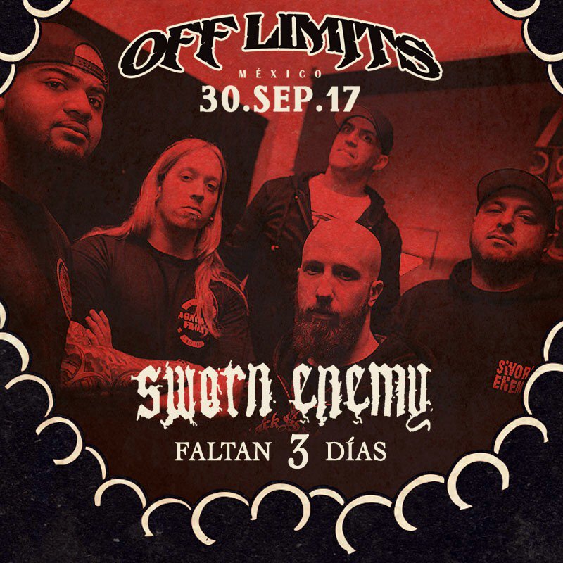 This Saturday we are Mexico City for the Off Limits fest 3 days left get your tickets Now!!!