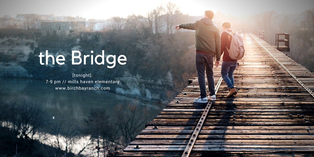 Our #youthgroup The Bridge is happening tonight! 7-9pm at Mills Haven in #sherwoodpark! All 12-18 year olds are invited! #camp #strathco