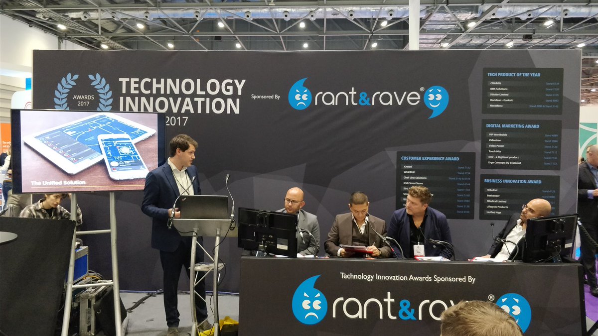 UnifiedApp's tweet image. Unified CEO Matthew Larby discusses on-demand service in the @HotelTechLive innovation awards. Come and say hello at stand 3104!