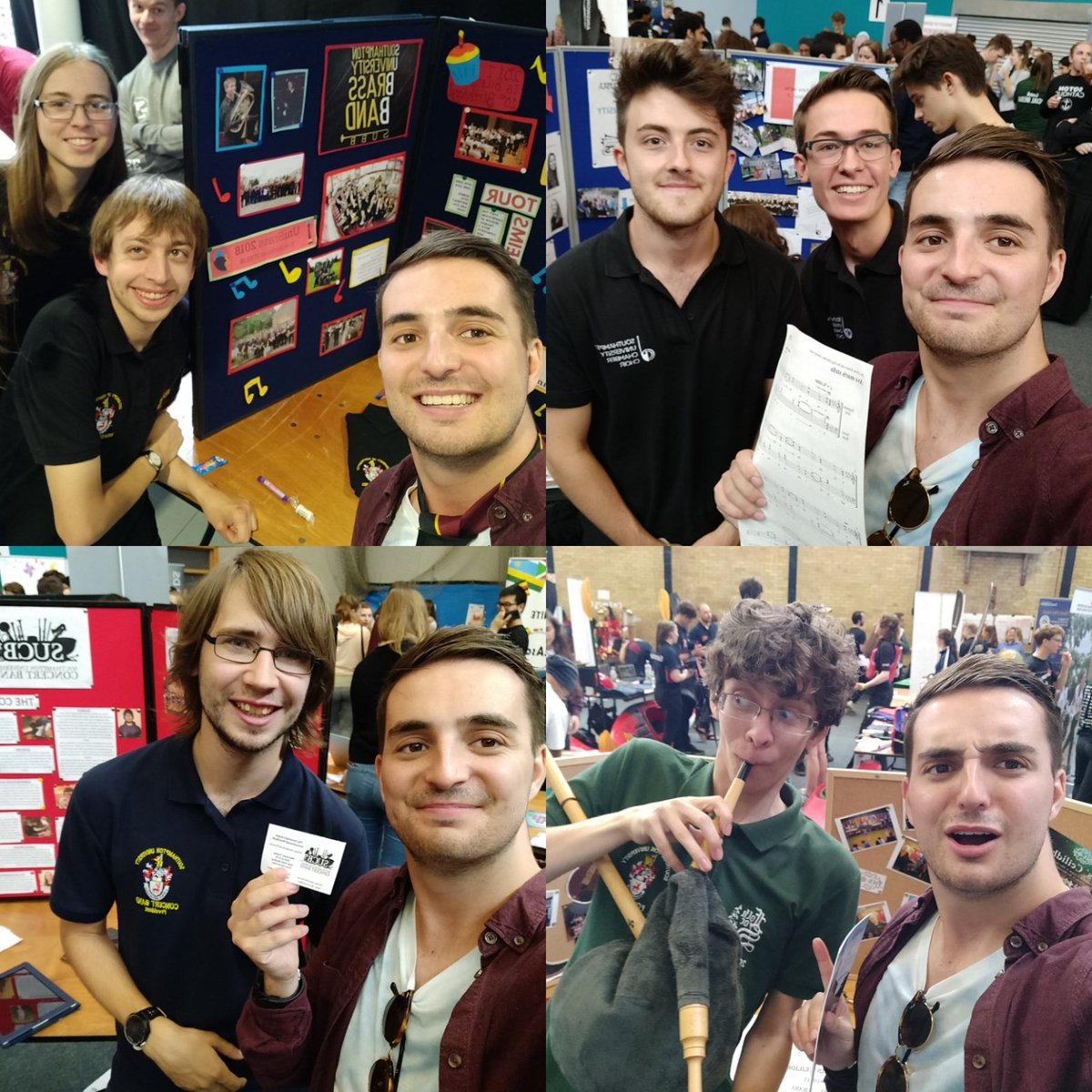 Musicians wanted! Find Brass Band, <a href="/SUChamberChoir/">SU Chamber Choir</a>, Concert Band &amp; <a href="/SotonFolkSoc/">Soton FolkSoc</a> all in Yellow Area at this year's #SotonFreshers #Bunfight