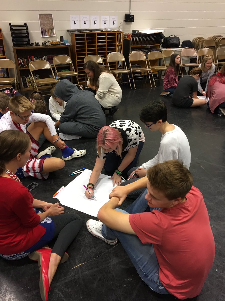 GFC_Activities's tweet image. GFC &amp;amp; Red River students chosen as peer leaders going through Sources of Strength training at GFC this morning! #HopeHelpStrength #uKnighted