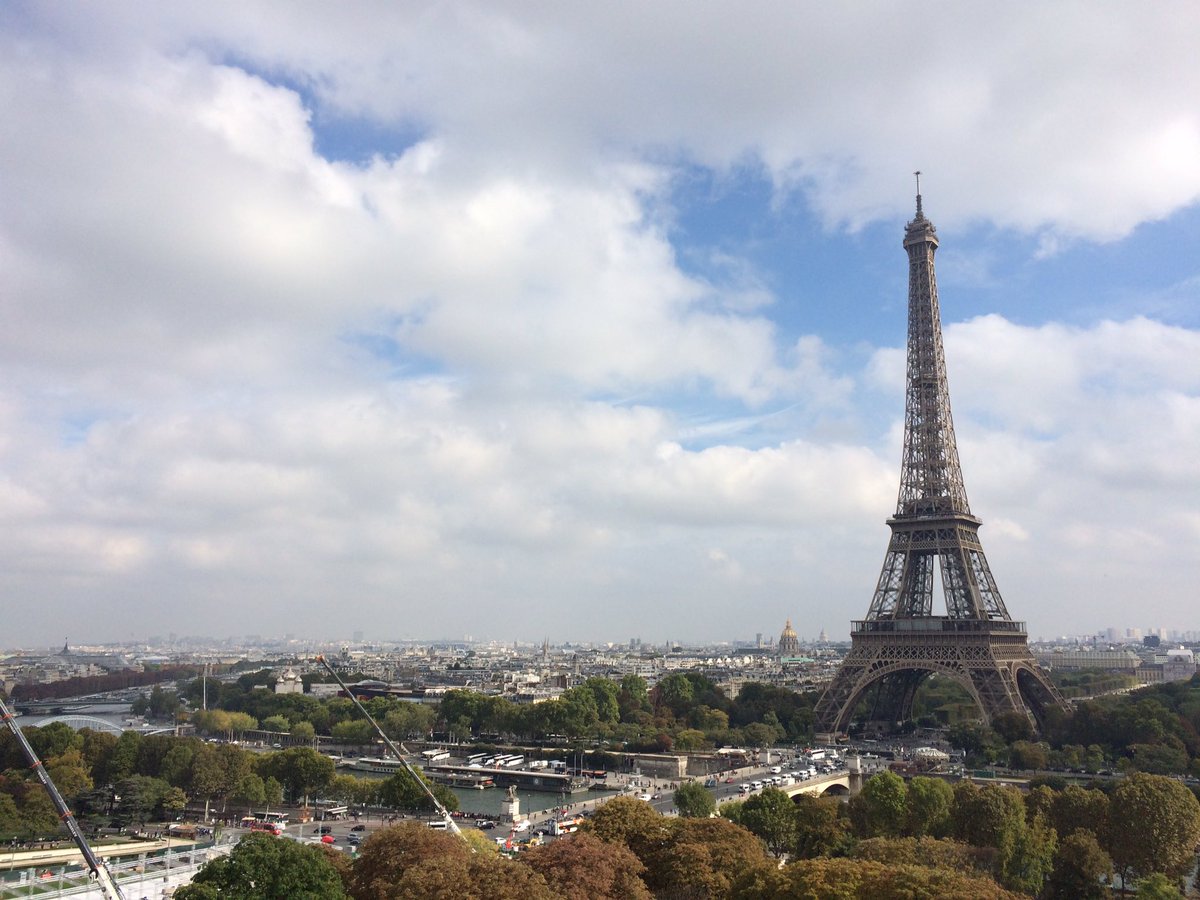 A view of the original buildings of the Trocadèro &amp; we thought at how its park and the Champ de Mars were during the 1878 exhibition