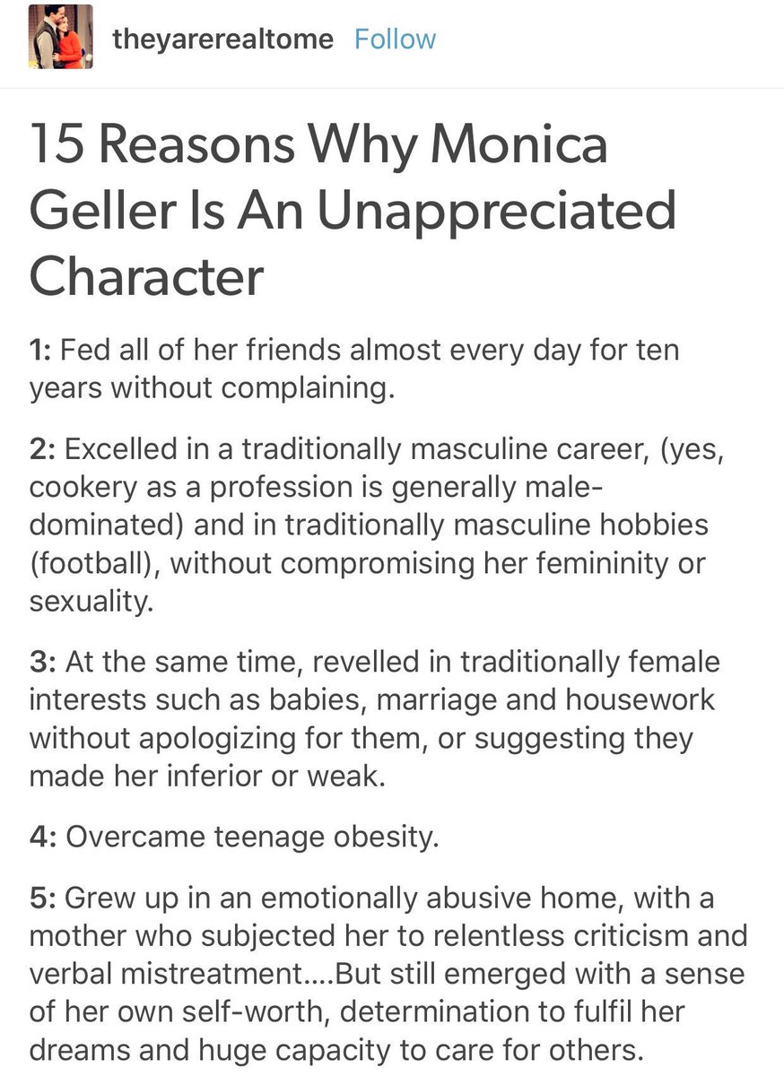 quote_friends's tweet photo. “15 reasons why monica geller is an unappreciated character” https://t.co/MopJoA9Ago