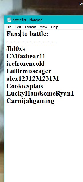 Kimmylbc's tweet image. Here is the start of my fan battle videos list. If you would like to be involved then reply with your IGN and retweet 🙂