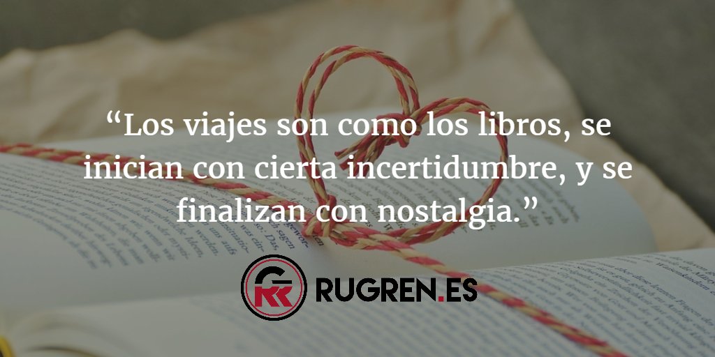Rugren's tweet photo. Somos más felices #viajando que comprando bienes materiales. 

Los #recuerdos no se pierden. #DiaMundialdelTurismo 👉
https://t.co/ZEk9MEPu1s https://t.co/8t6UKZ154L