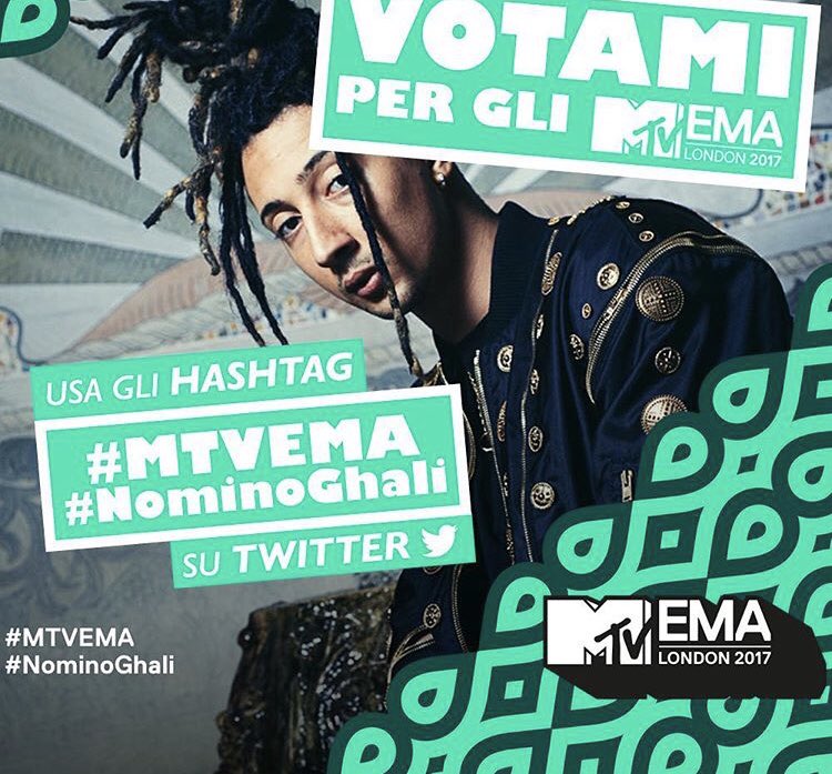 CharlieDope's tweet photo. #MTVEMA #NominoGhali https://t.co/YxYigbdw8L