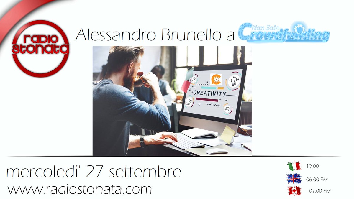 ecasarin's tweet photo. attendendo #twitter280 diciamo in breve dalle 19.00 su #radiostonata #crowdfunding @soggettivo svelera' #CamTV ON https://t.co/YRPFVwS7Cf https://t.co/qKP22W57aU