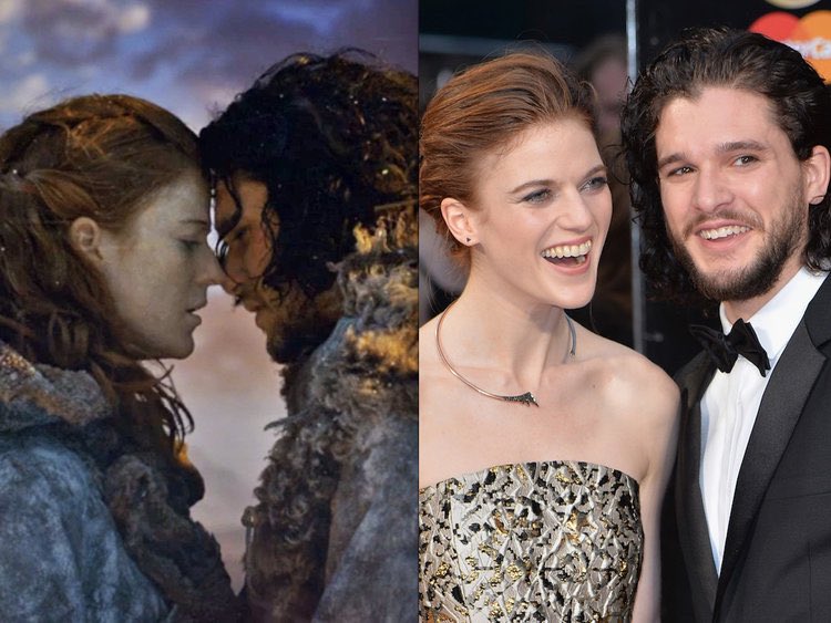 Congratulations to Kit Harington and Rose Leslie on getting engaged! 💘