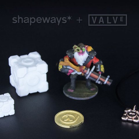 Big news, gamers! Now you can create and sell 3D printed merch inspired by your favorite #Valve games and hardware. shapeways.com/partnerships/v…