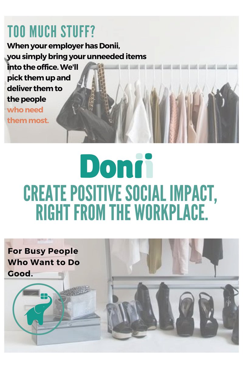 DoniiCo's tweet photo. We're at booth40 at #NEHRA2017 spreading the good word about Donii! Learn how to help employees feel good and #GiveBetter from the workplace https://t.co/NnuWSkKCjk
