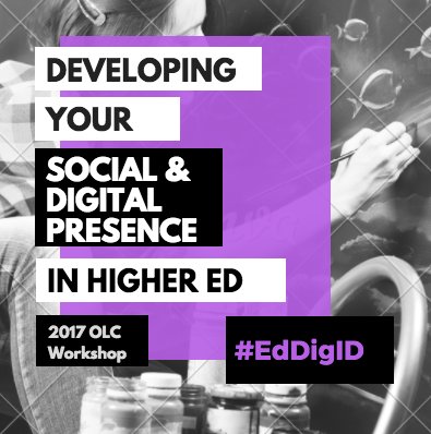 laurapasquini's tweet image. REMINDER: #EdDigID Online Meeting TODAY (9/27) to discuss techknowtools.wordpress.com/2017/09/22/bei… and other issues with @profpeaton See you soon! #AcDigID