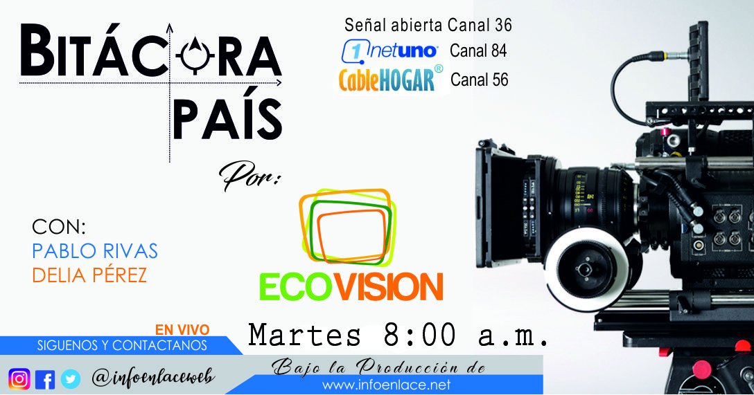 Tenemos nuevo horario: Sintoniza #BitácoraPaís Martes 8 am #Venezuela por <a href="/ecovisiontv/">ECOVISIÓN</a> Canal 36 #ModoTV #NuevoHorario