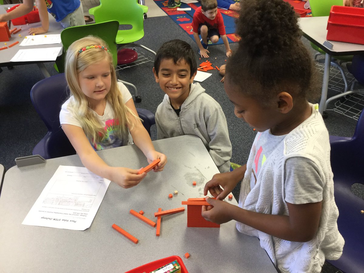 LisaCallif's tweet photo. Place value STEM CHALLANGE @JWReasonElem https://t.co/i0R3OESvZd