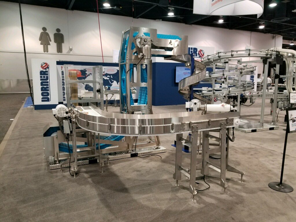DornerConveyors's tweet image. Have you seen our new Sanitary Display? Stop by Booth C-1444 @packexposhow today and see it in person!