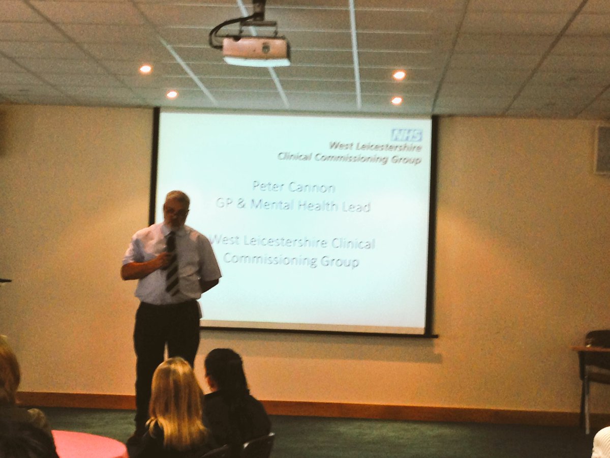 LPTnhs's tweet photo. Dr Pete Cannon makes case for co designed community based wellness model of mental health support with recovery focus #Healthierinmind https://t.co/jAAo0rOa2p