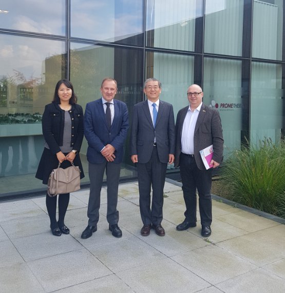 টুইটারে Korean Embassy in Belgium/EU 주벨기에유럽연합대사관 "벨기에 제약회사 프로메세라 방문