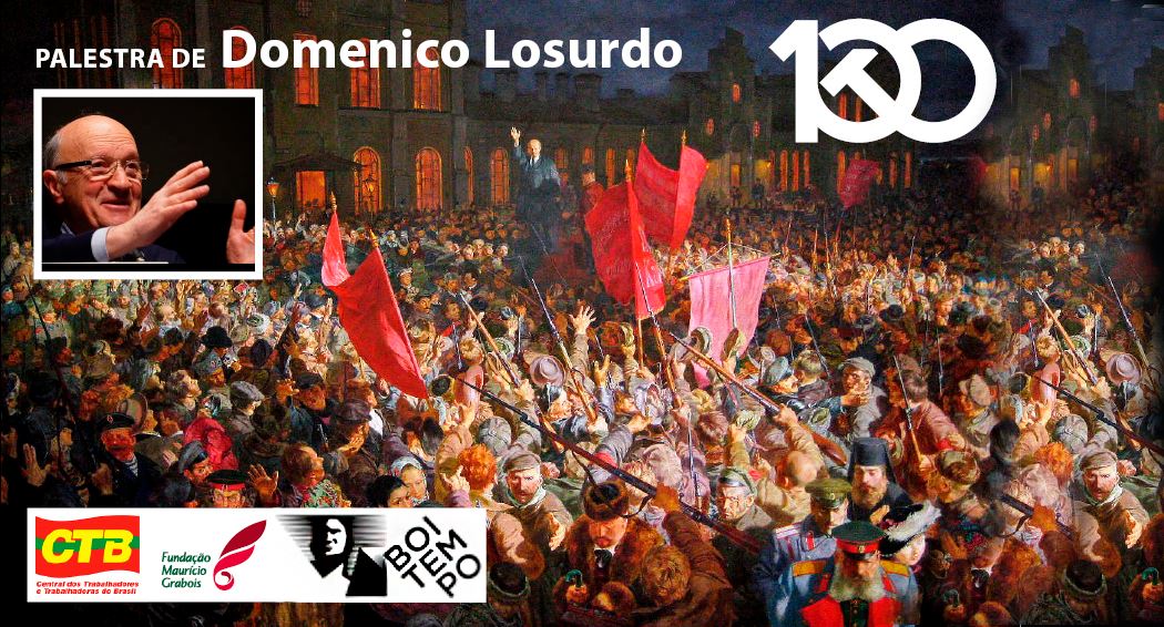 PortalCTB's tweet image. 📌 #Agenda CTB  convida filósofo Domenico Losurdo para debate, próxima terça (3) sobre  legado da Revolução Russa 🌐 goo.gl/poa6Tq