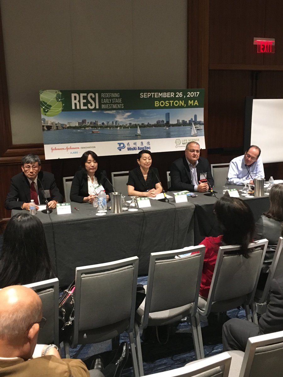 McDermottLaw's tweet photo. McDermott partner Linda Ji leads a panel on Chinese #lifescience investment at the RESI Conference, held yesterday in Boston #RESIBOS17 https://t.co/sZYJwrGRM4