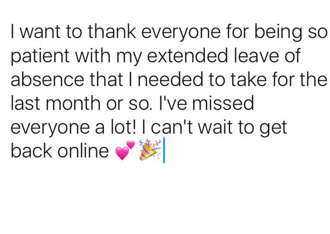 I hope to see everyone soon! I'll be online today or tomorrow. Will update later today https://t.co/<a href="/tag/onmfc"class="tags"><span>#onmfc</span></a>