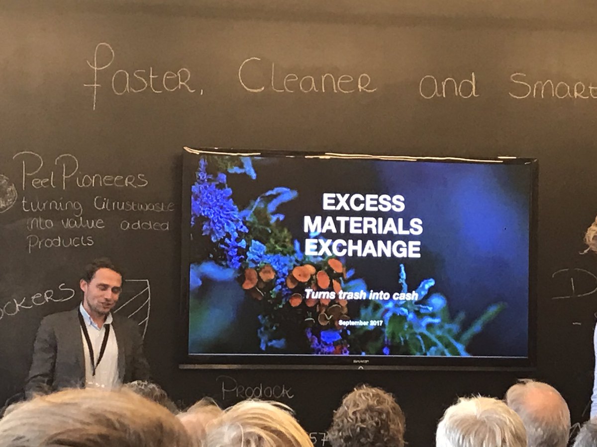 And last but not least: EME - Excess Materials Exchange excessmaterialsexchange.com The last finalist of the #Amsterdam #Circular Challenge