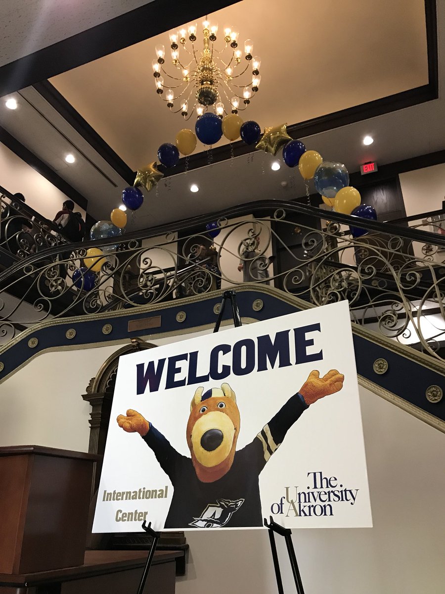 Celebrating the grand opening of UA’s International Center in Buchtel Hall.